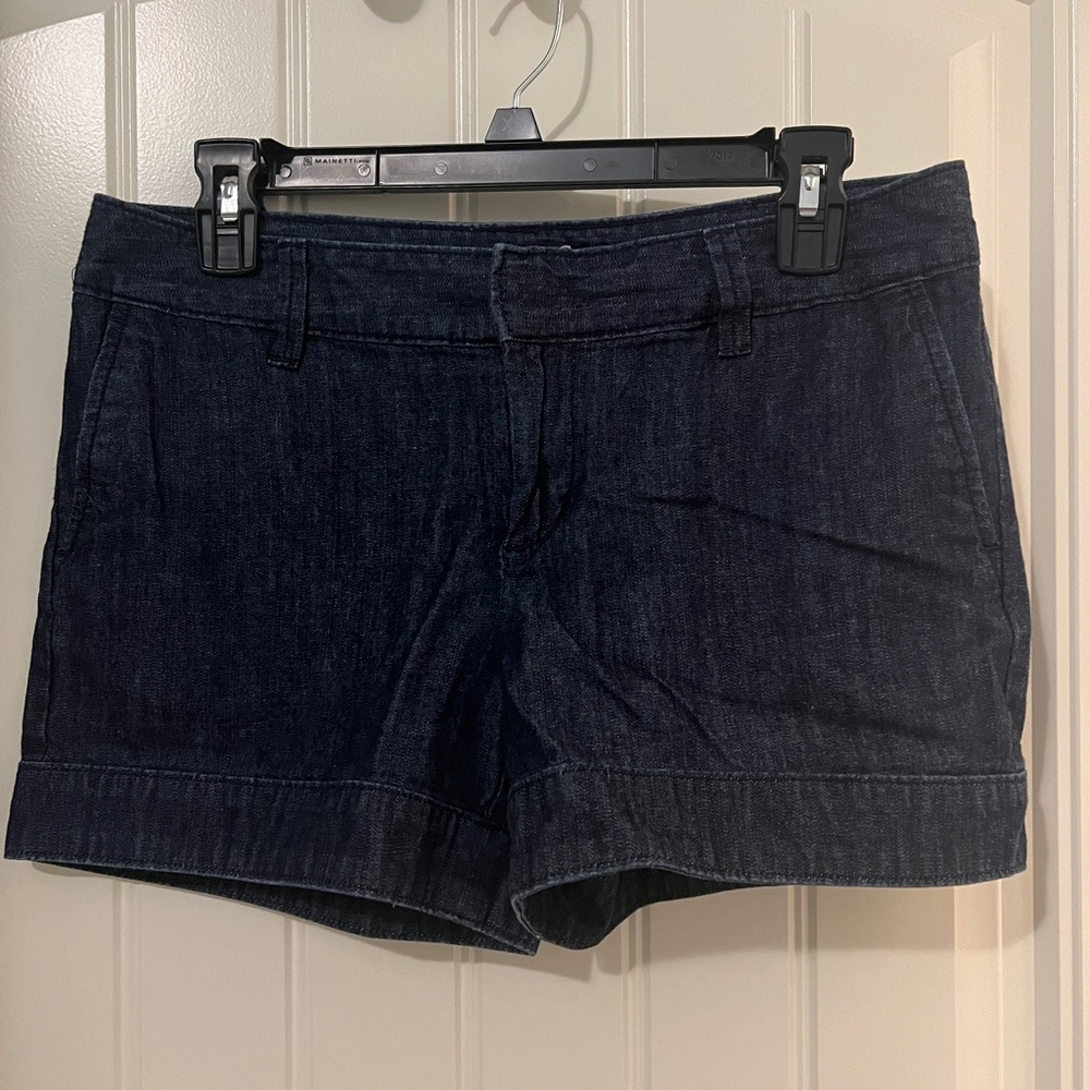 Gap dark denim shorts <4>